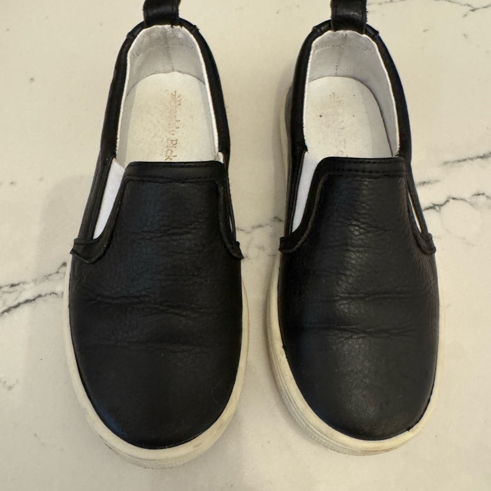 Freshly picked leather shoes